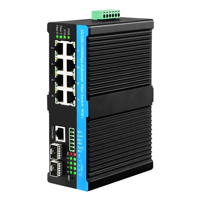 8 پورت Ultra PoE VLAN سوئیچ مدیریت شده گیگابیت اترن 802.3bt سازگار با بودجه 720W