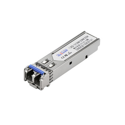 فرستنده گیرنده ماژول Mini GBIC SFP 1.25G Singlemode 1310nm LC اتصال با DDM
