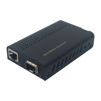 تبدیل رسانه فیبر نوری Mini 10G SFP+ SFP+ اسلات به 10G مبتنی بر T قابل نصب در رک