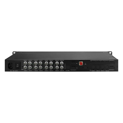 1U Rack 16 Channel AHD CVI TVI Video Converter 1080P 4K AC 220V