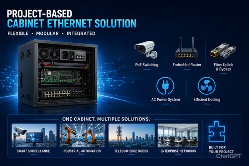 آخرین مورد شرکت A Project-Based Cabinet Ethernet Solution