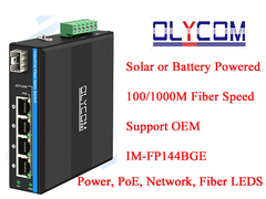 IM-FP144BGE سوئیچ فیبر PoE خورشیدی