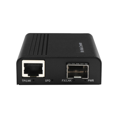 کیفیت  1G 10G Unmanaged Copper SFP+ Fiber Ethernet Media Converter DC12V With DIP کارخانه
