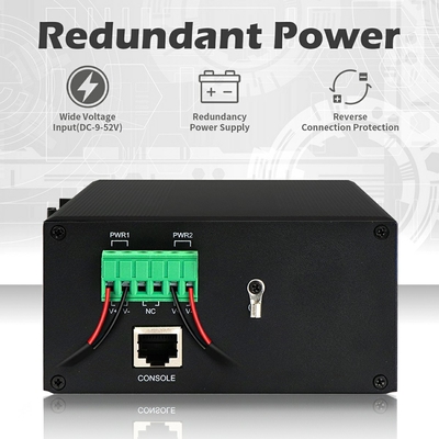 8 پورت PoE سوئیچ مدیریت شده 8 SFP 2.5G فیبر ERPS حلقه L2 استفاده در فضای باز قابل مدیریت