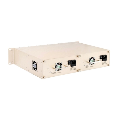 16 اسلات رسانه تبدیل ریک شاسی 19 اینچ 2U دو قدرت 48V/220V