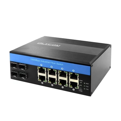 OLYCOM PoE Network Switch 8 Port 240W بودجه صنعتی گیگابیت اترنت CE FCC