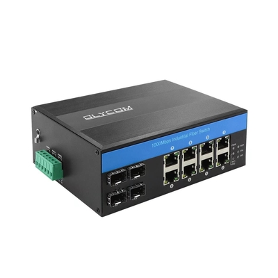 OLYCOM PoE Network Switch 8 Port 240W بودجه صنعتی گیگابیت اترنت CE FCC