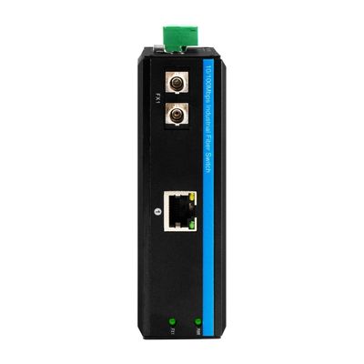 مینی مبدل رسانه های غیر مدیریت شده Gigabit ST Fiber 30km Dual DC12V