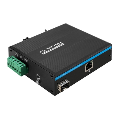30 وات صنعتی PoE رسانه کنورتر 100M/1000M SFP اسلات غیر مدیریت شده گیگابیت اترنت