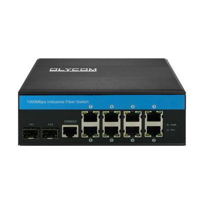 سوئیچ POE هوشمند 240 واتی 10 پورت Cloud مدیریت شده Gigabit PoE / PoE+ 1G / 2.5G SFP Fiber