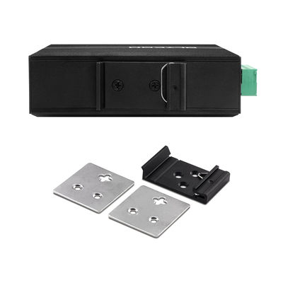 سوئیچ اترنت صنعتی 6 پورت غیرمدیریت شده 100M/1000M حسگر خودکار SFP فیبر DC24V DC