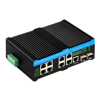 گگابیت L2 مدیریت شده 90W PoE سوئیچ 10 پورت با 2 پورت کامبو قوی 48V PoE فعال