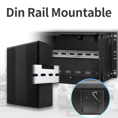 IM-WS080GE 8 پورت E-Mark Ethernet Switch Gigabit Unmanaged Din Mounted 24V ورودی
