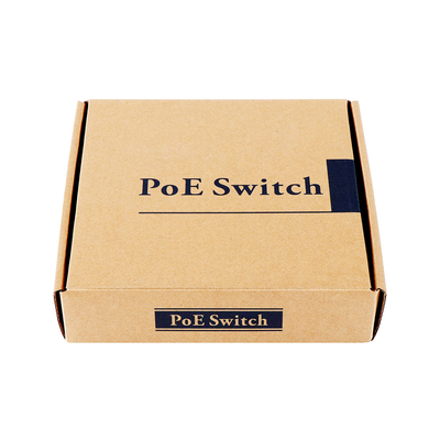 سوئیچ شبکه 60 وات بدون مدیریت 6 پورت 10/100M پورت های LAN AC Input 250-Meter PoE
