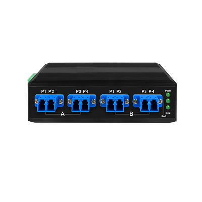 4 پورت OBP حفاظت از دور زدن نوری سیستم سوئیچینگ خودکار DC12V SingleMode LC Port