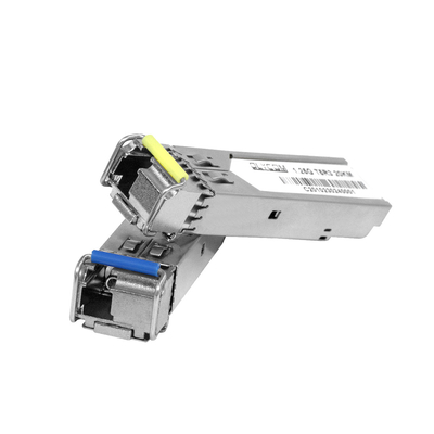 1.25G SFP ماژول تک حالت 1310nm/1550nm 20km Simplex Optical Transceiver