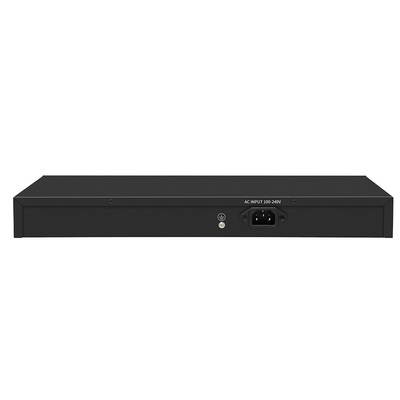 16 پورت گیگابیت پیو سوئیچ 300 وات بودجه VLAN غیر مدیریت شده 250 متر فاصله فیبر SFP