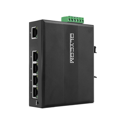 10/100/1000Mbps سوئیچ شبکه POE صنعتی 5 پورت گیگابیت