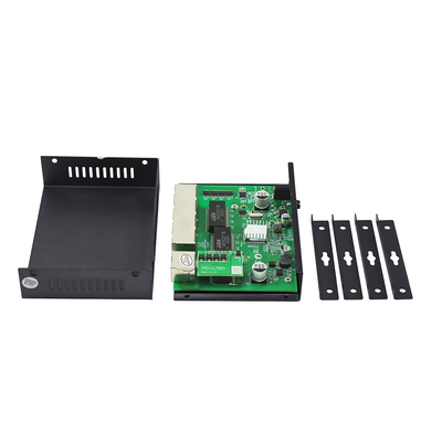 4 پورت گیگابیت POE Extender درجه تجاری 60W PD Uplink برای دوربین های IP PoE