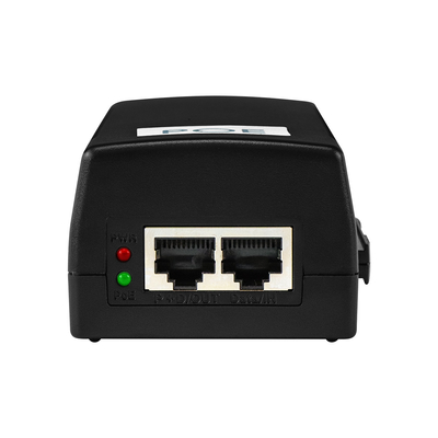 60W Gigabit PoE Injector Mid Span 48V Output Desktop 15.4W/30W سازگار است