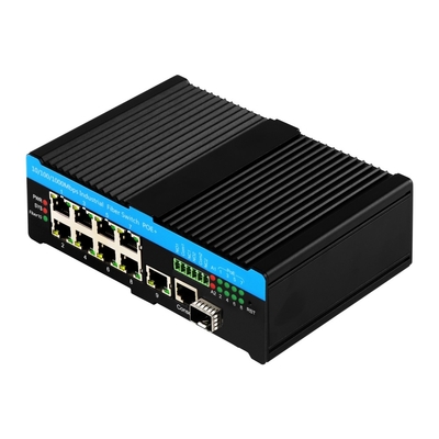 8 پورت Gigabit PoE Managed Switch 802.3bt 90W با 1 SFP / Copper Uplink 480W بودجه