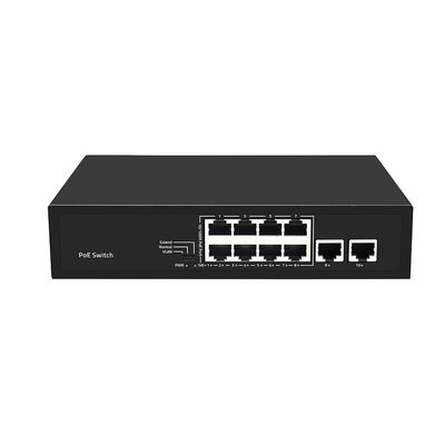 8 پورت PoE سوئیچ 10/100M Fast Ethernet VLAN 250 متر PoE فاصله ورودی AC غیر مدیریت شده