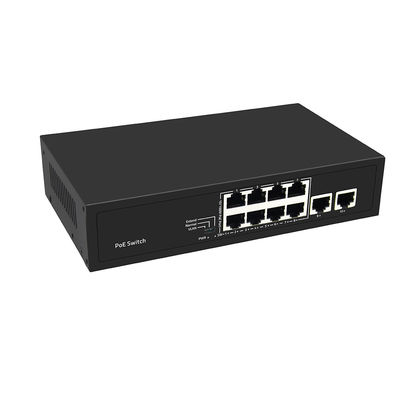 8 پورت PoE سوئیچ 10/100M Fast Ethernet VLAN 250 متر PoE فاصله ورودی AC غیر مدیریت شده