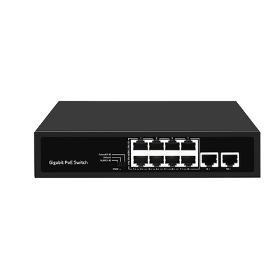 8 پورت Gigabit PoE Network Switch VLAN 250 متر AI PoE 120W بودجه غیر مدیریت شده