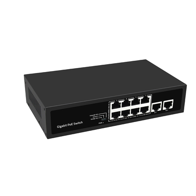 8 پورت Gigabit PoE Network Switch VLAN 250 متر AI PoE 120W بودجه غیر مدیریت شده