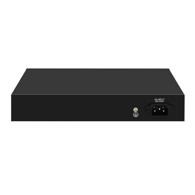 16 پورت PoE سوئیچ 10/100M اترنت با 2 SFP / RJ45 Uplink برای دوربین های مدار بسته بودجه 300W