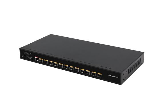 دسکتاپ 12 پورت 10G L3 سوئیچ مدیریت شده 12* پورت SFP+ سوئیچ فیبر نوری
