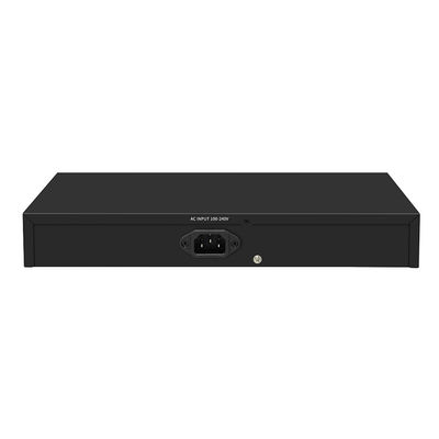 16 پورت PoE سوئیچ 250 متر PoE فاصله 10/100M پشتیبانی VLAN حالت 300W بودجه CE
