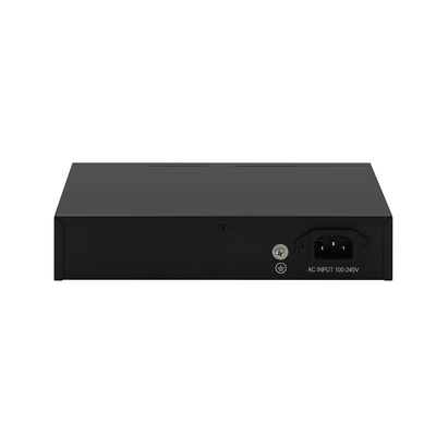 8 پورت PoE فایبر سوئیچ گیگابیت غیر مدیریت شده 120 وات بودجه 250 متر PoE Extender
