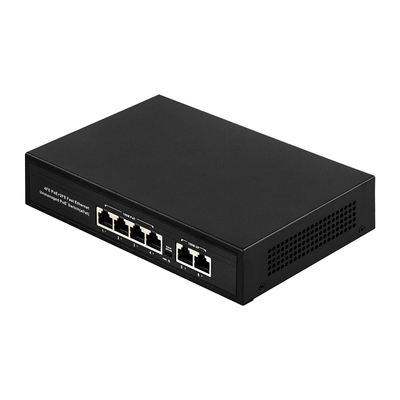 OEM ODM Fast Ethernet 10/100mbps 4 پورت Poe Switch با 2 پورت شبکه Uplink