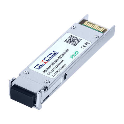 40KM DWDM XFP Fiber Transceiver 1528.77 - 1563.05nm تک حالت دو پورت LC DDM