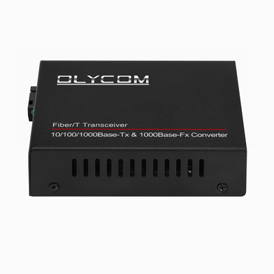 مینی فایبر نوری رسانه تبدیل Rj45 به SC گیرنده mm 20km فیبر تک Sm 1310/1550nm