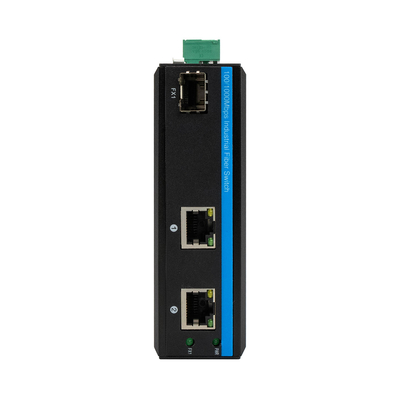 مینی گیگابیت 2RJ45+SFP Poe Switch تبدیل رسانه فیبر نوری در فضای باز