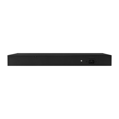 24 پورت شبکه 48 ولت سوئیچ PoE فعال 450 وات AF / AT استاندارد با 2 پورت RJ45 Uplink Ethernet sfp سوئیچ فیبر