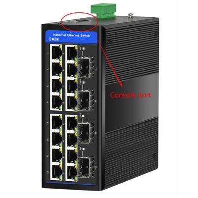 20 پورت گیگابیت مدیریت شده سوئیچ لایه 2 مبتنی بر 4 اسلات SFP پشتیبانی حلقه ERPS Din نصب شده