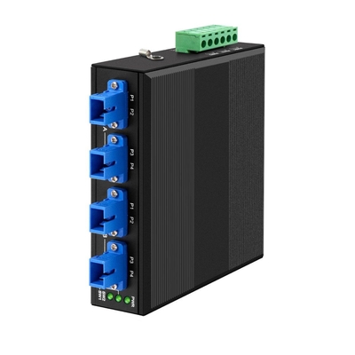 4 کانال سوئیچ دور زدن نوری صنعتی D2X2B Din Rail DC24V ورودی SM/MM برای شکست برق