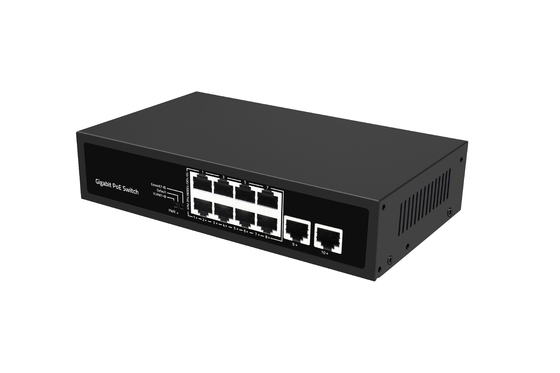 8 پورت کامل گیگابیت PoE Network Switch پشتیبانی Vlan PoE Extension بودجه 120W