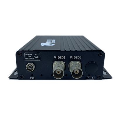 2 پورت CCTV آنالوگ ویدیو فیبر نوری 720P DC5V FC/SC/ST کانکتور