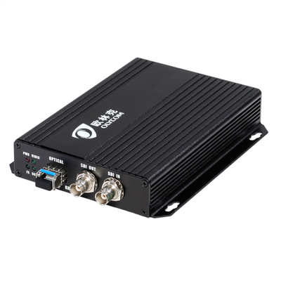 3G-SDI ویدئو فرستنده نوری گیرنده پورت BNC با 2 SDI خروجی DC12V SFP