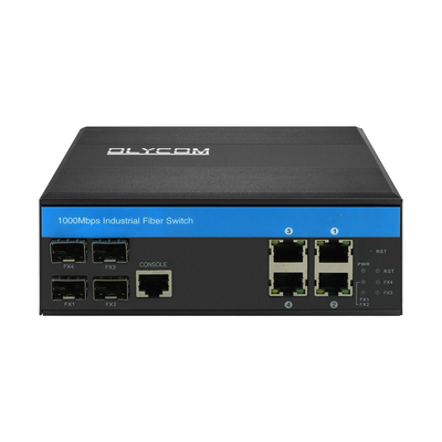 8 پورت صنعتی مدیریت شده PoE سوئیچ کامل گیگابیت 120W بودجه شبکه سخت شده CE