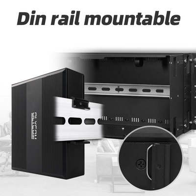 مینی 2 پورت 10/100mpbs فایبر رسانه تبدیل با 1RJ45 + 1SFP LC اترنت سوئیچ برای استفاده در خارج از منزل