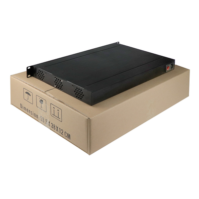 24 پورت گگابیت L2 سوئیچ مدیریت شده 12 rj45 12 sfp 1U سوئیچ اترنات رک ماونت OEM / ODM