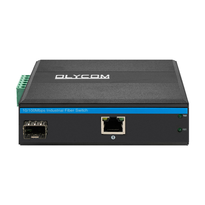 10/100m 2 پورت سوئیچ شبکه صنعتی اترنت غیر مدیریت شده DIN ریل سوئیچ شبکه POE با سطح IP40