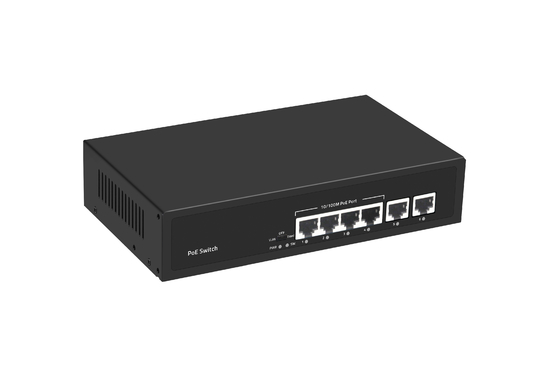 6 پورت شبکه POE سوئیچ 48V با 100Mbps پورت های IEEE 802.3 سوئیچ شبکه