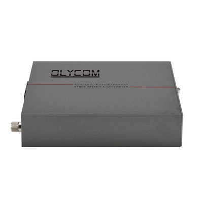 مبدل رسانه PoE Fast Ethernet Single Mode Fiber 30W Budget Unmanaged DC48V ورودی