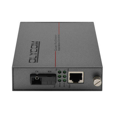 مبدل رسانه PoE با LFPT Fast Ethernet Single Mode Fiber 30W Budget DC48V ورودی